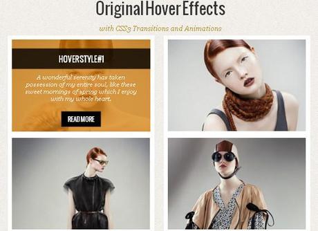 Original Hover Effects with CSS3