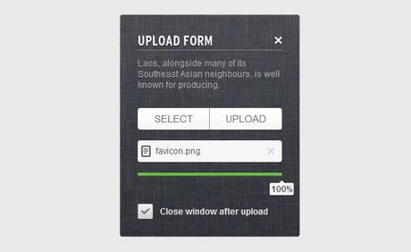 How to Create an Upload Form using CSS3, HTML5 and jQuery