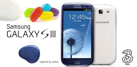 Samsung Galaxy S3:disponibile l’aggiornamento a Jelly Bean per i brandizzati H3G