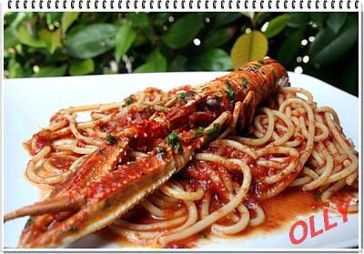Spaghetti con gli scampi