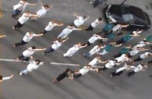 Dance Flash Mob dei medici a Granada