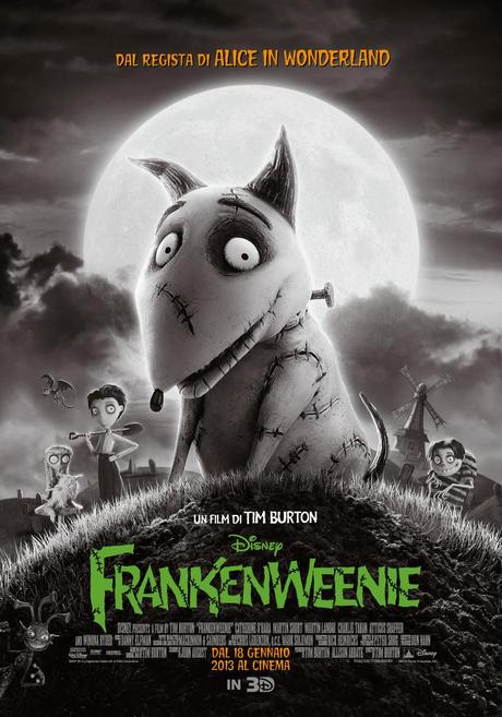 Frankenweenie locandina  Tour a 360° sul set del nuovo film Disney Frankenweenie   vetrina star news 