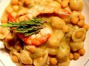 Orecchiette ceci gamberi