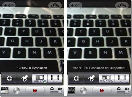 Camera Tweak Resolution 1024x751 thumb Cydia: CameraTweak migliora l’applicazione Fotocamera Tweak fotocamera Cydia 