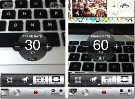 CameraTweak Frame Rate 1024x751 thumb Cydia: CameraTweak migliora l’applicazione Fotocamera Tweak fotocamera Cydia 