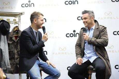 Robbie Williams for Farrell Experience • (Videos and Photos)