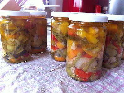 Conserviamoli...Giardiniera in agrodolce