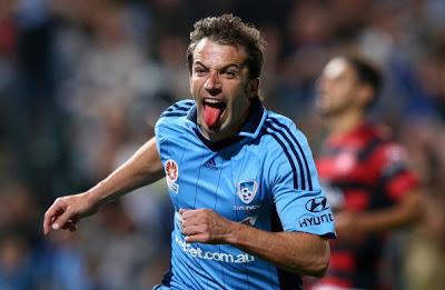 Western Sidney Wanderers-Sidney FC 0-1, Del Piero segna ancora e decide il derby