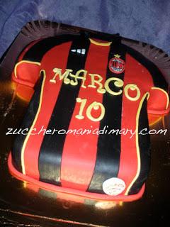 Maglietta Milan cake!