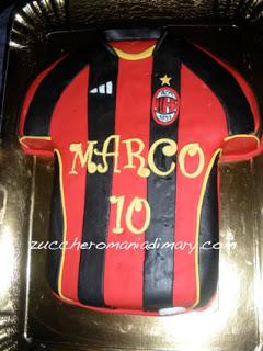 Maglietta Milan cake!