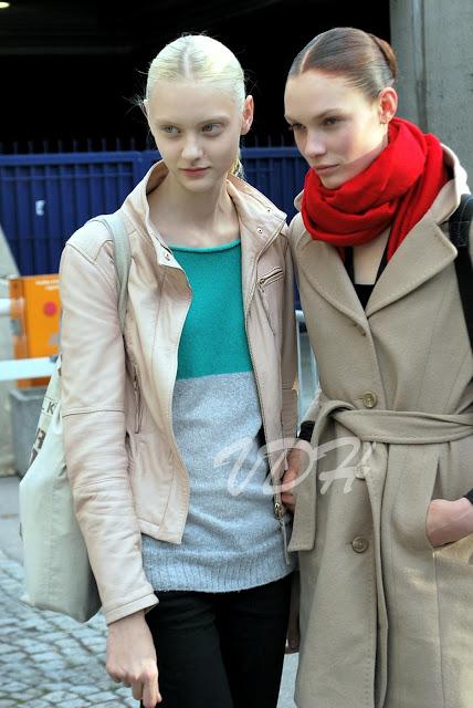 Paris Fashion Week Street Style : Models Part. 1