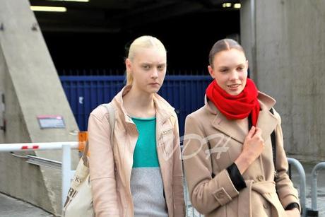 Paris Fashion Week Street Style : Models Part. 1