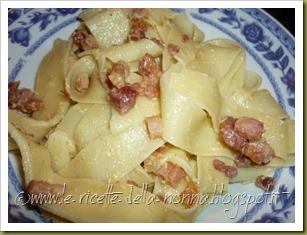 Pappardelle con germe di grano alla carbonara (7)