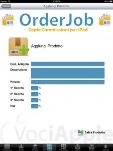 Copia Commissione su iPad: OrderJob Applicazione per Agenti di Commercio e Rappresentanti