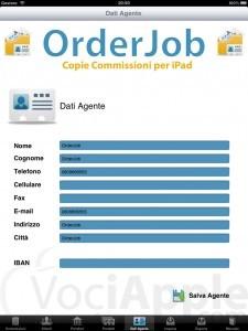 Copia Commissione su iPad: OrderJob Applicazione per Agenti di Commercio e Rappresentanti