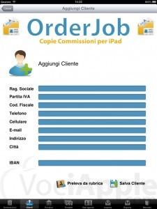 Copia Commissione su iPad: OrderJob Applicazione per Agenti di Commercio e Rappresentanti