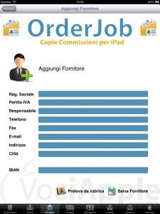 Copia Commissione su iPad: OrderJob Applicazione per Agenti di Commercio e Rappresentanti