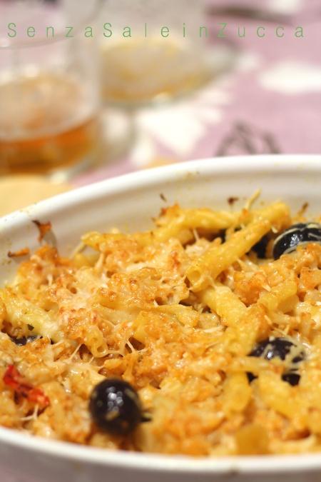 Pasta al forno con cavolfiore