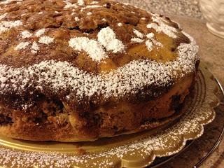 TORTA ALLO YOGURT VARIEGATA AL CIOCCOLATO FONDENTE