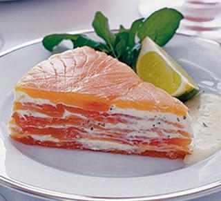 TORTINO RICOTTA E SALMONE
