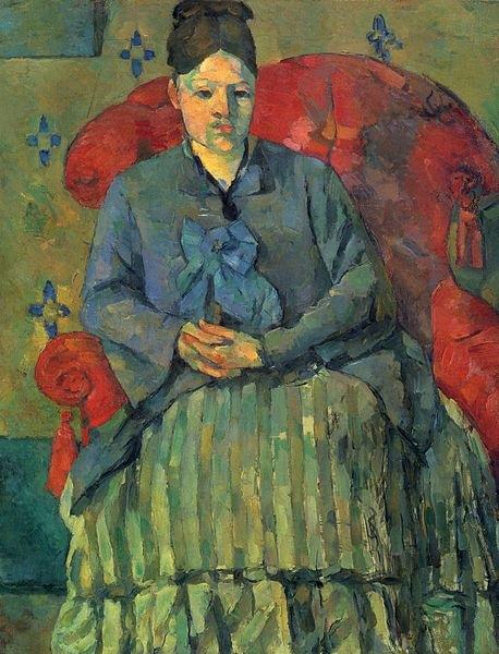 Madame Cézanne dans un fauteuil rouge 1877