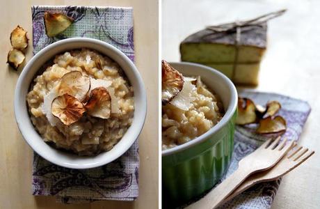 Risotto ai topinambur mantecato con L'Ottavio