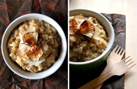 Risotto ai topinambur mantecato con L'Ottavio