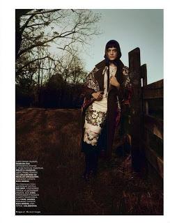 Katryn Kruger in Dolce & Gabbana su Vogue Russia