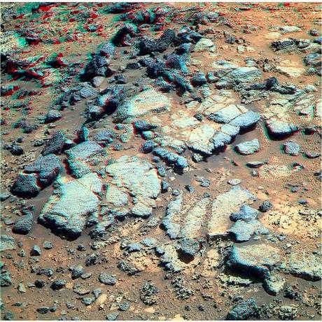 OPPORTUNITY sol 3101 Pancam anaglyph