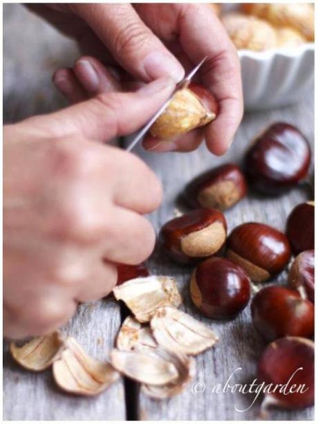 torta di castagne