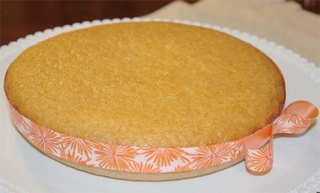 Torta all’arancia con miele e farina di mais