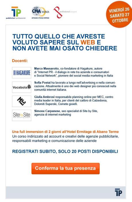 Corso Web Marketing Padova