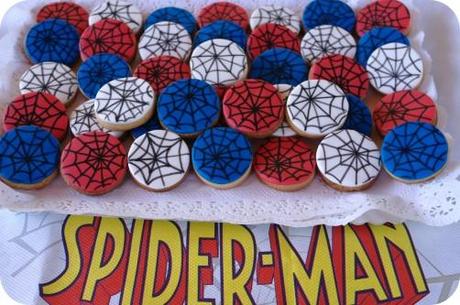 Spiderman cake & cookies