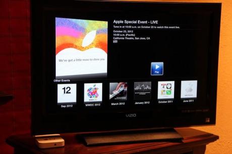 iPad Mini: Ufficiale Videostream su Apple TV Arriva l’ App Apple Events Keynote