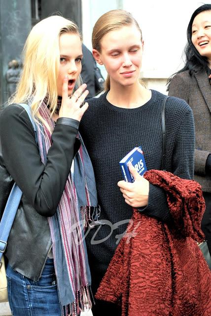 Paris Fashion Week Street Style : Models Part.3