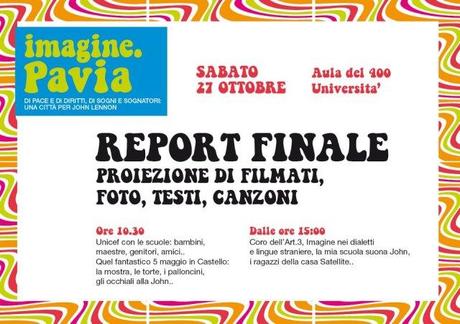 Imagine Pavia: Repot finale