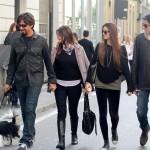 Valerio Staffelli shopping a Milano con la famiglia04