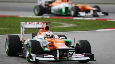 force india di resta & hulkenberg