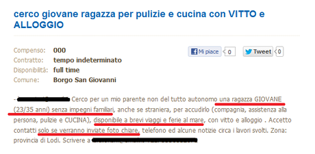 Non siate #choosy : mostrate il culo per fare le pulizie!