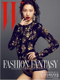 Yeo Yeon Hui in Dolce & Gabbana su W Korea