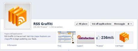 RSS Graffiti - pubblica automaticamente i tuoi Post sulla fanpage o il profilo Facebook