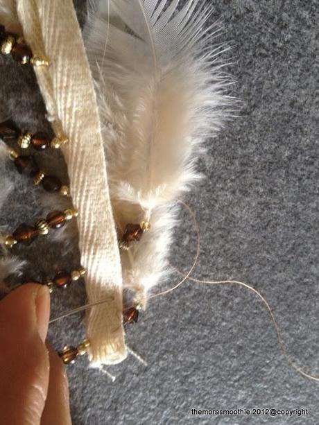 Inspiring feathers... new diy necklace