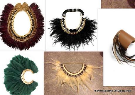 Inspiring feathers... new diy necklace