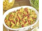 Pasta gratinata prosciutto piselli