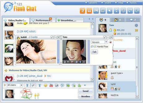 123 flash chat mobile