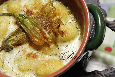 Gnocchi ai fiori di zucca