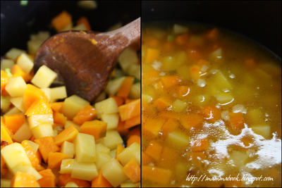 Zuppa di zucca e patate