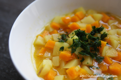 Zuppa di zucca e patate