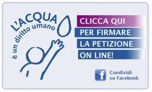 Una firma per l'Acqua Pubblica