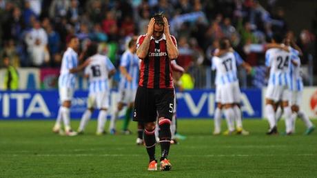 Champions League, il Malaga affonda il Milan 1-0, cadono Real Madrid,Manchester City e Arsenal